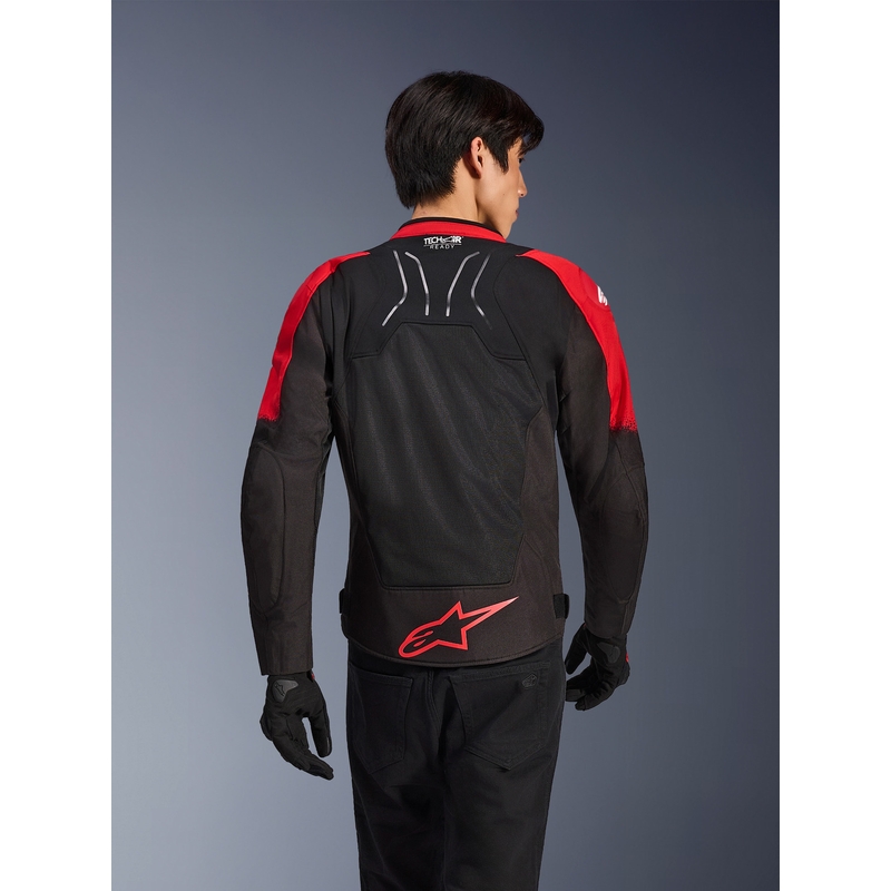 Alpinestars SMX Air Motorradjacke rot-schwarz