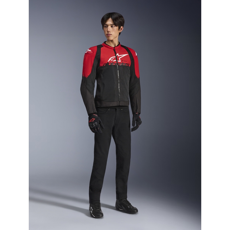 Alpinestars SMX Air Motorradjacke rot-schwarz