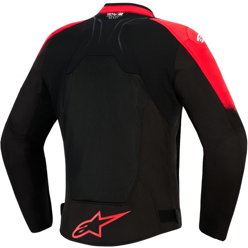 Alpinestars SMX Air Motorradjacke rot-schwarz