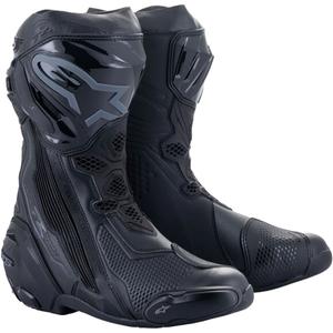 Motorradstiefel Alpinestars Supertech R Schwarz-Schwarz