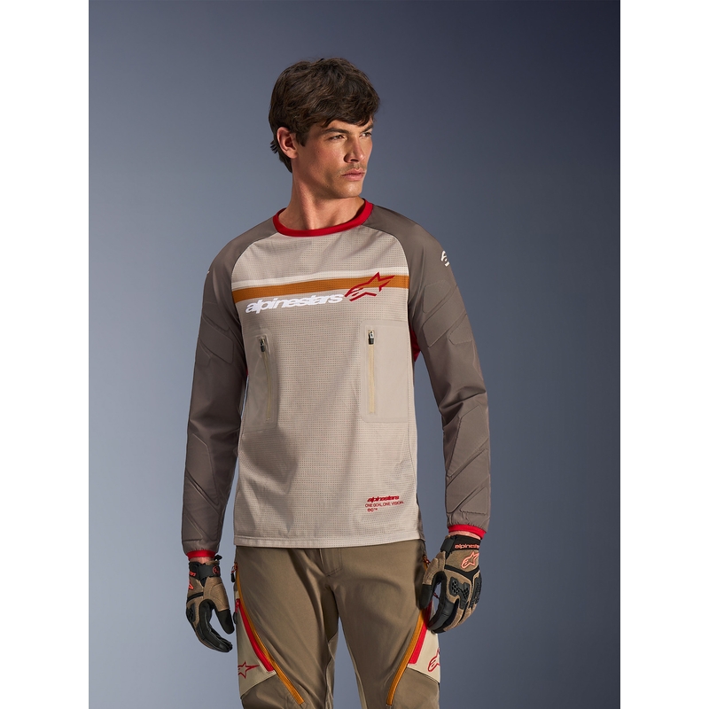 Alpinestars Maxdura Dual Motocross-Trikot braun-orange