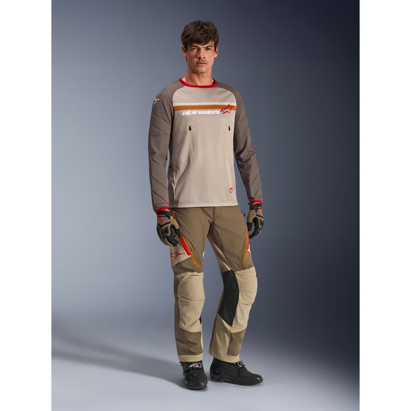 Alpinestars Maxdura Dual Motocross-Trikot braun-orange