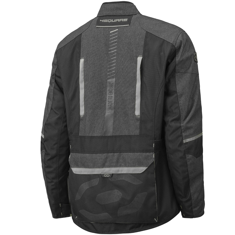 4SQUARE Trailer Craft Motorradjacke grau-schwarz