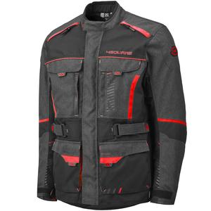 Motorradjacke 4SQUARE Trailer Craft grau-rot