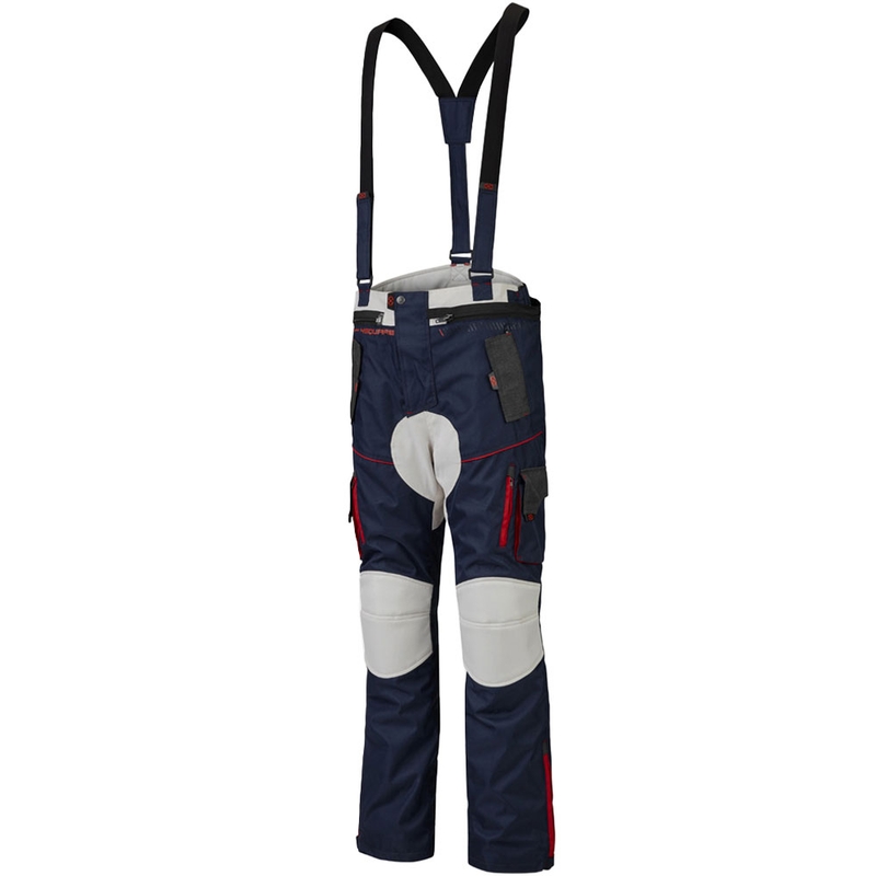 4SQUARE Trailer Craft Motorradhose weiß-blau-rot