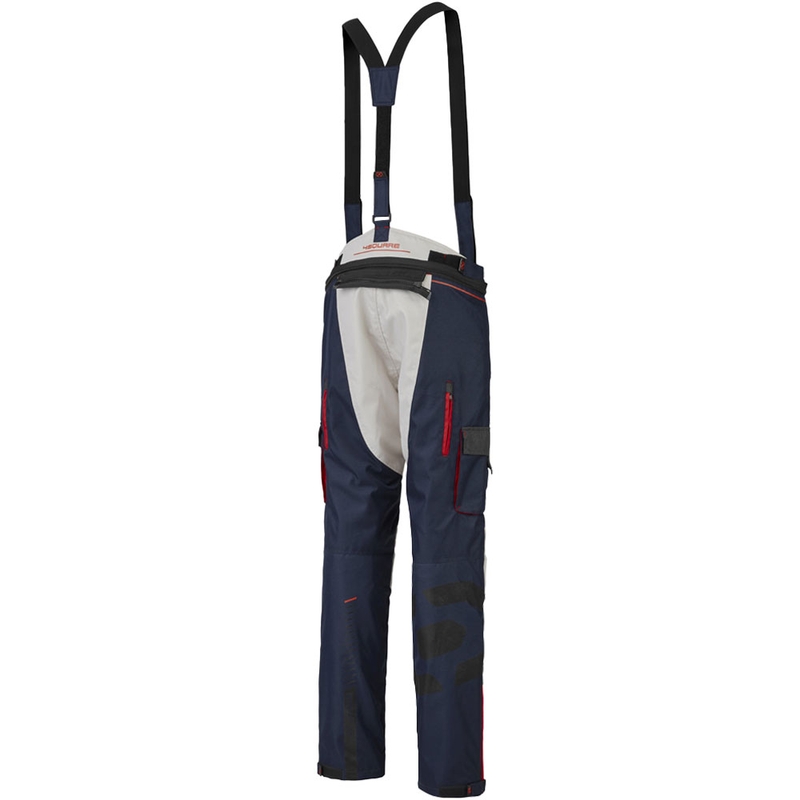 4SQUARE Trailer Craft Motorradhose weiß-blau-rot