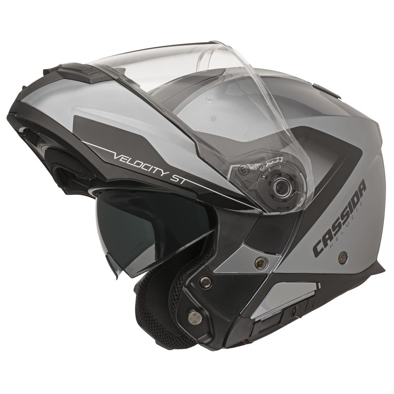 Cassida Velocity ST 2.1 schwarz-silberner Kipphelm
