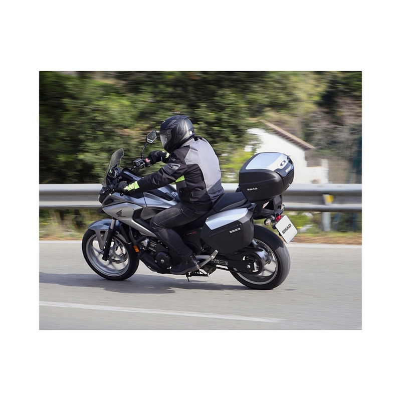 Seitenkoffer SHAD SH23 aluminium look