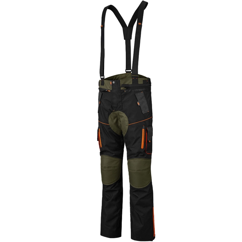 4SQUARE Trailer Craft Motorradhose Khaki-Orange