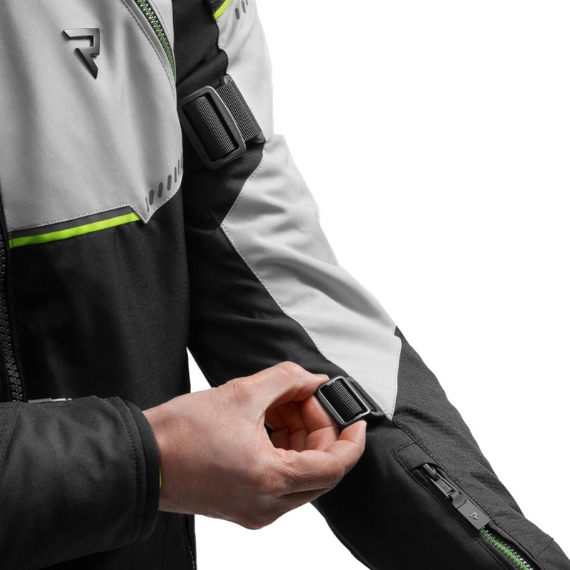 Rebelhorn Swift Motorradjacke, hellgrau-fluoreszierend gelb