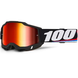 Motocross-Brille 100% ACCURI 2 Magnus mit rotem Plexiglas