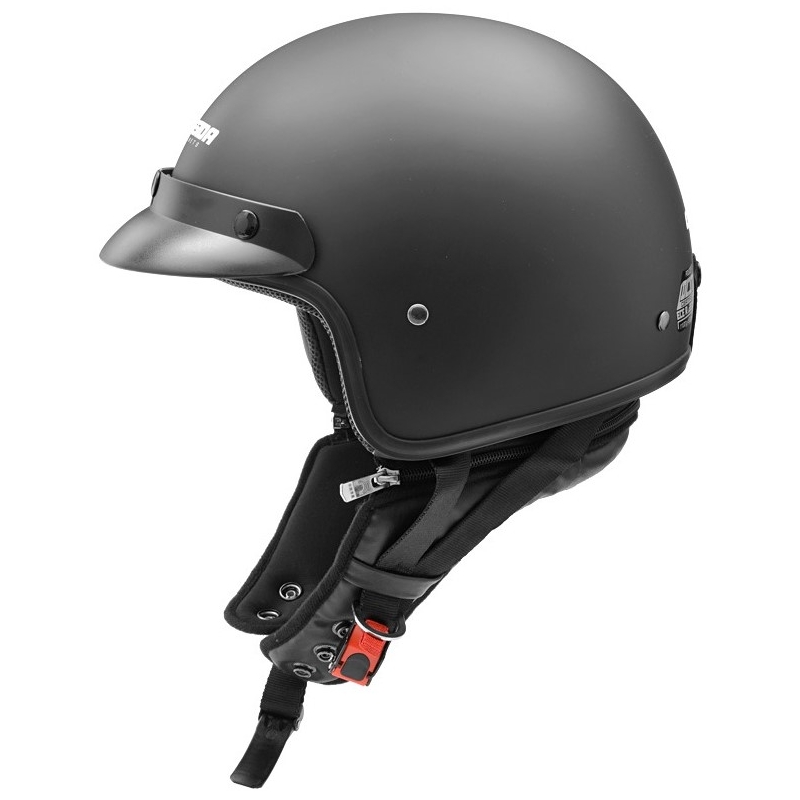 Cassida Open Motorradhelm Polizei Schwarz Matt