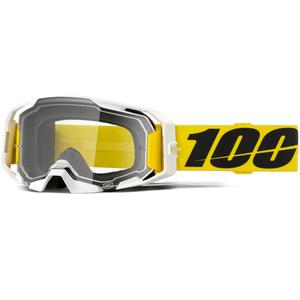 100% ARmatic Valera Motocross-Brille mit klarem Plexiglas