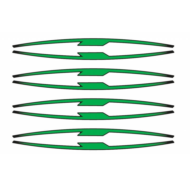 Rim strip PUIG grün set of 8 rim strips