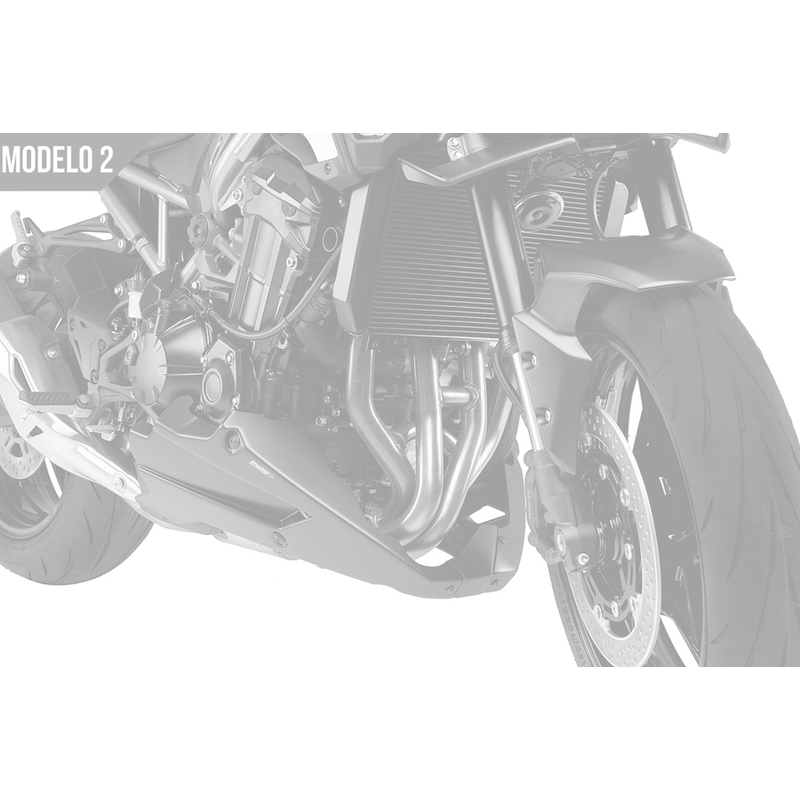 Engine spoiler PUIG carbon look Aufkleber inkl.