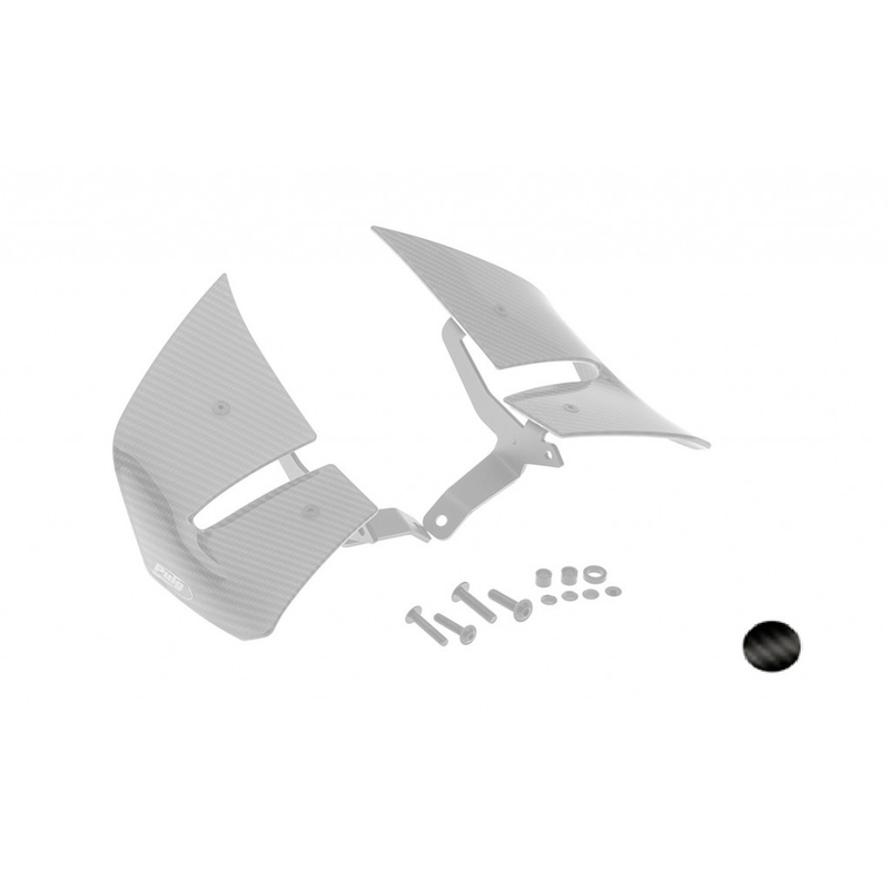 Spoilers PUIG D12 schwarz matt