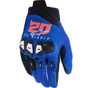 Alpinestars SP X 1 FQ20 Motorradhandschuhkollektion blau-schwarz-fluoreszierend rot