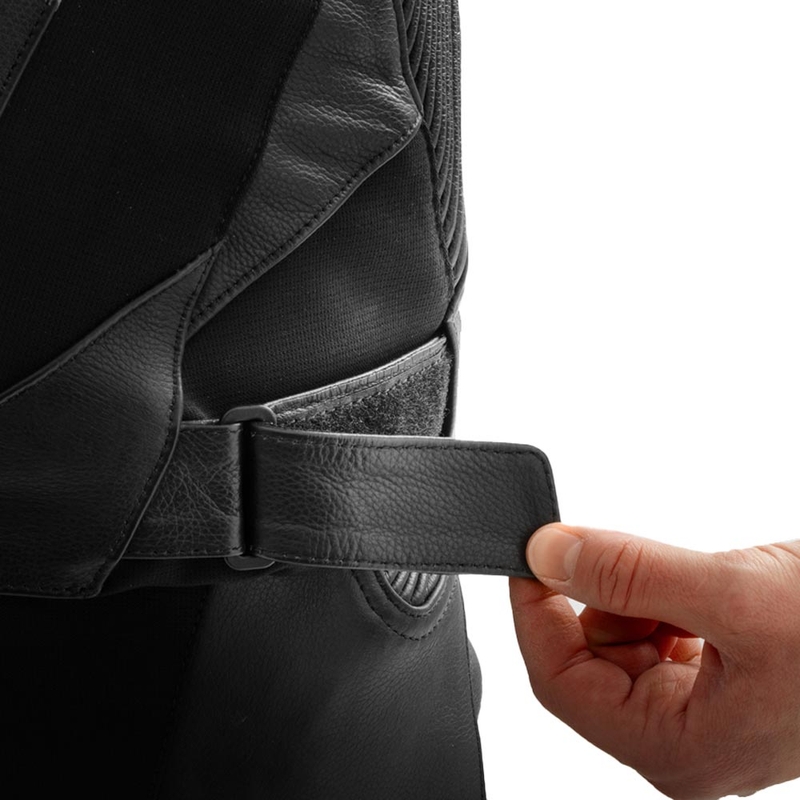 Rebelhorn Inferno Leder-Motorradjacke schwarz-weiß