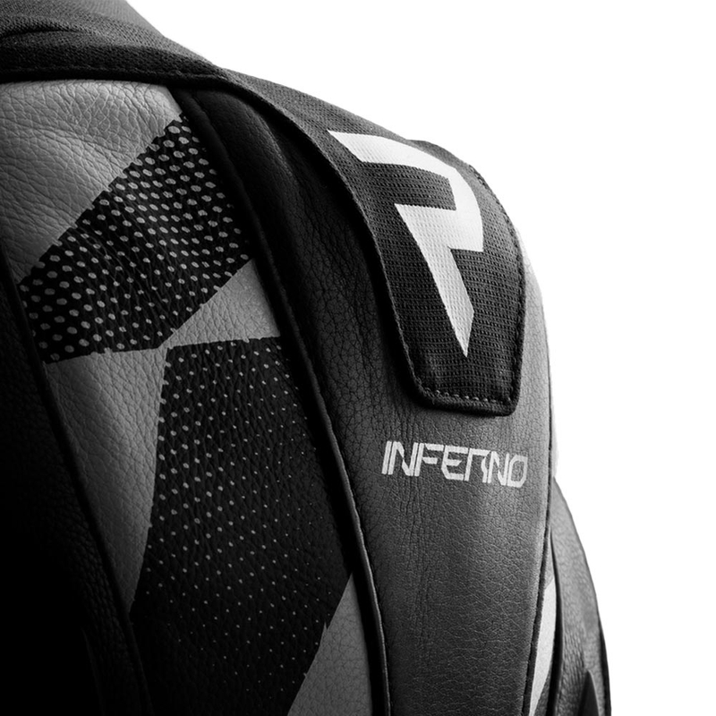 Rebelhorn Inferno Leder-Motorradjacke schwarz-weiß