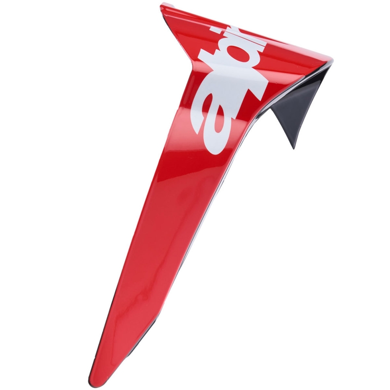 Aerodynamischer Spoiler für Alpinestars Supertech R10 Arius Motorradhelme, Standardprofil, fluoreszierend rot-rot-weiß