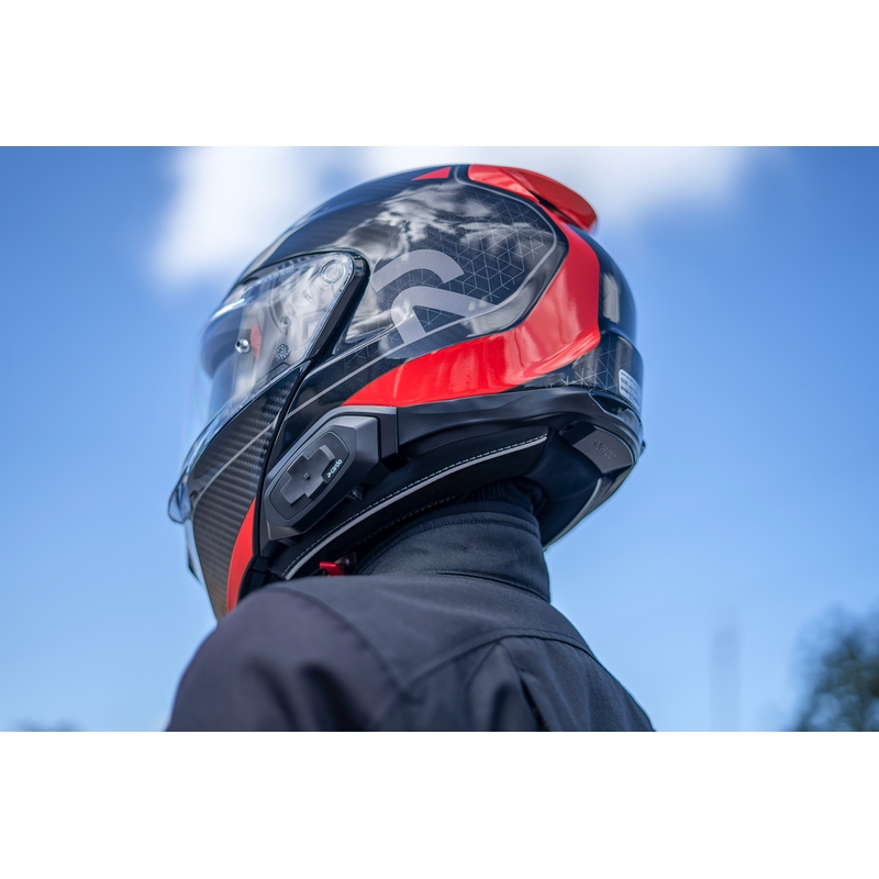 Cardo HJC Packtalk Motorrad-Intercom schwarz