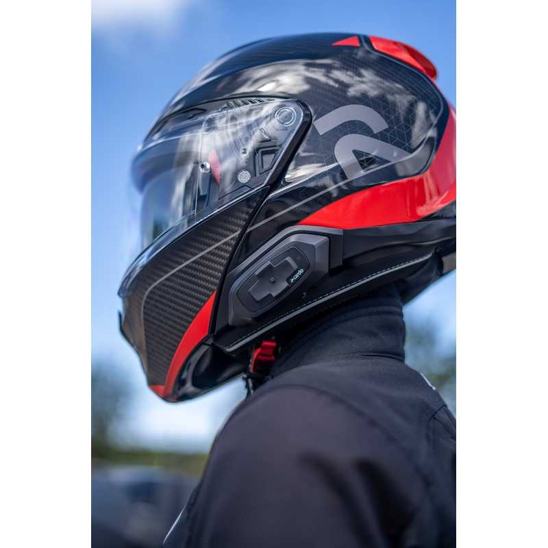 Cardo HJC Packtalk Motorrad-Intercom schwarz