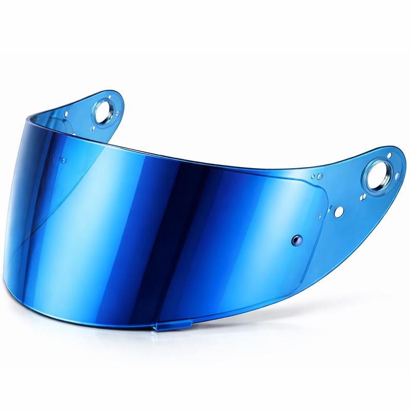 Visier für Cassida Orbit Motorradhelme mit Pinlock-Vorbereitung, REVO Spiegelblau
