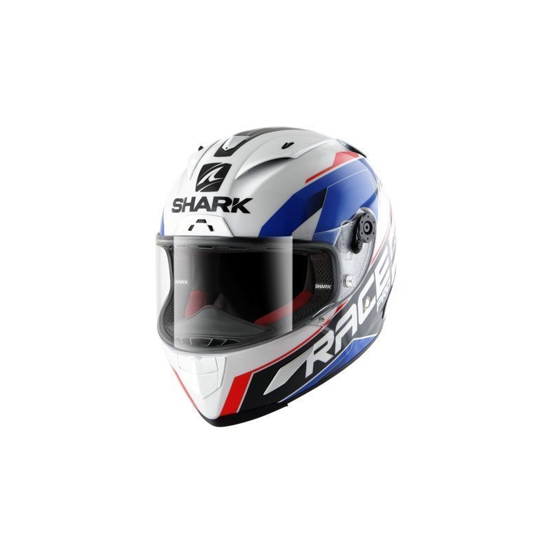Integralhelm SHARK RACE R-PRO Sauer weiß-blau-rot