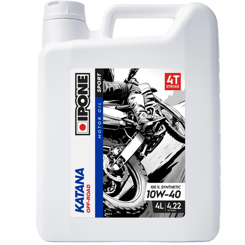 Synthetisches Motoröl IPONE Katana Off Road 10W40 (MA2, Ester) 4 l