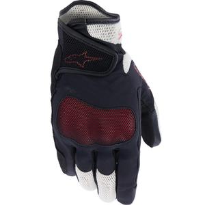 Alpinestars Stella Mogress Airflow Damen-Motorradhandschuhe beige-schwarz-rosa