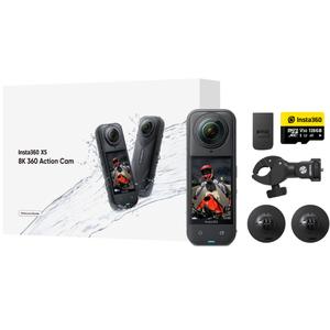 Insta360 X5 Motorrad-Bundle Action-Kamera Schwarz