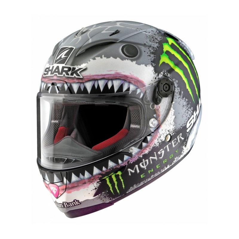 Integralhelm SHARK RACE R-PRO Lorenzo Weißer Hai