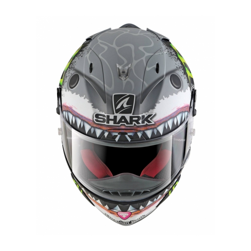 Integralhelm SHARK RACE R-PRO Lorenzo Weißer Hai