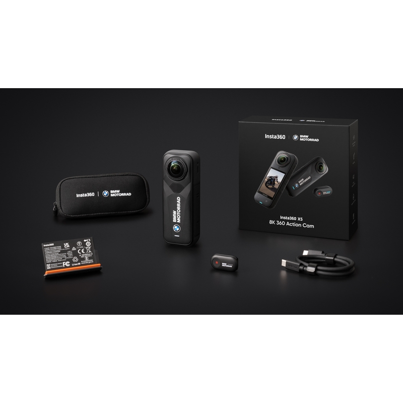 Insta360 X5 BMW Motorrad Edition Action-Kamera Schwarz