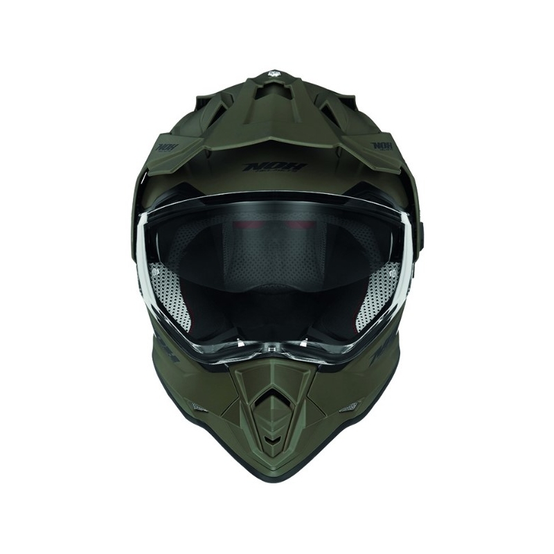 Endurohelm NOX N312 grün matt 2 - II. Qualität