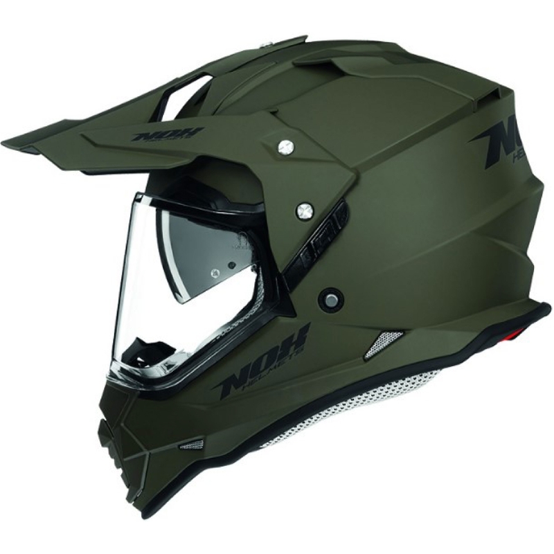 Endurohelm NOX N312 grün matt 2 - II. Qualität