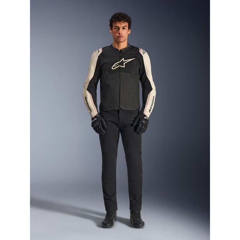 Alpinestars T-SPS Air V2 Motorradjacke schwarz-sand
