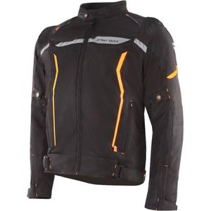 Street Racer Flex EVO Motorradjacke schwarz-orange - 2. Wahl - II. Qualität