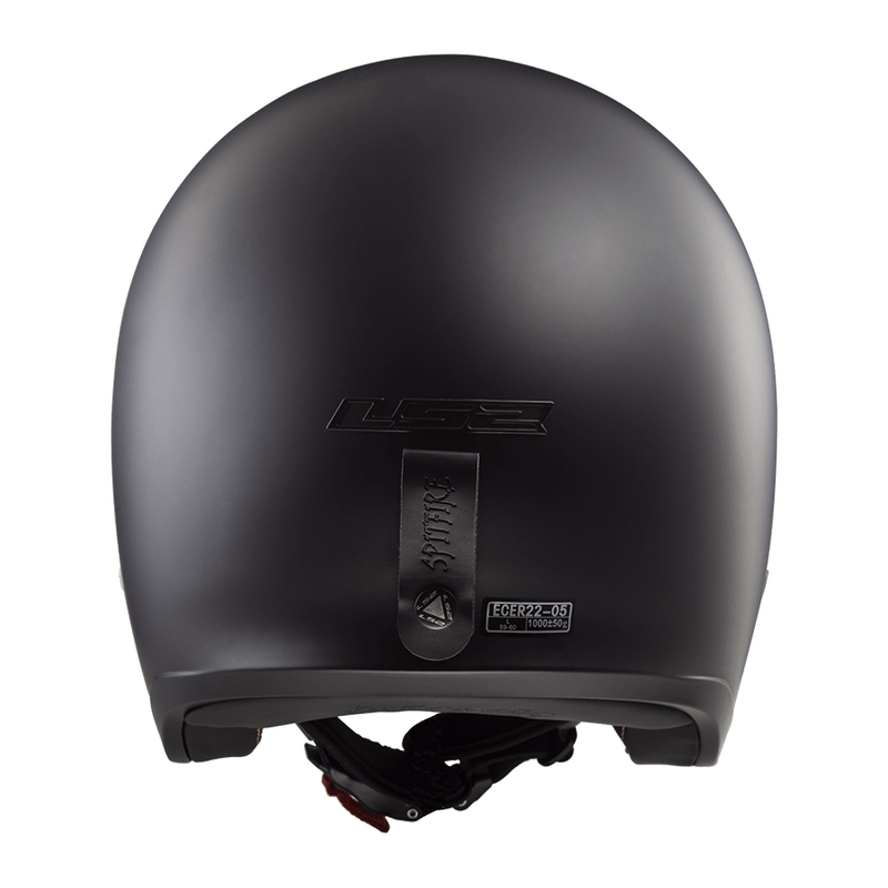 Offener Motorradhelm LS2 OF599 Spitfire II, einfarbig matt schwarz - II. Qualität