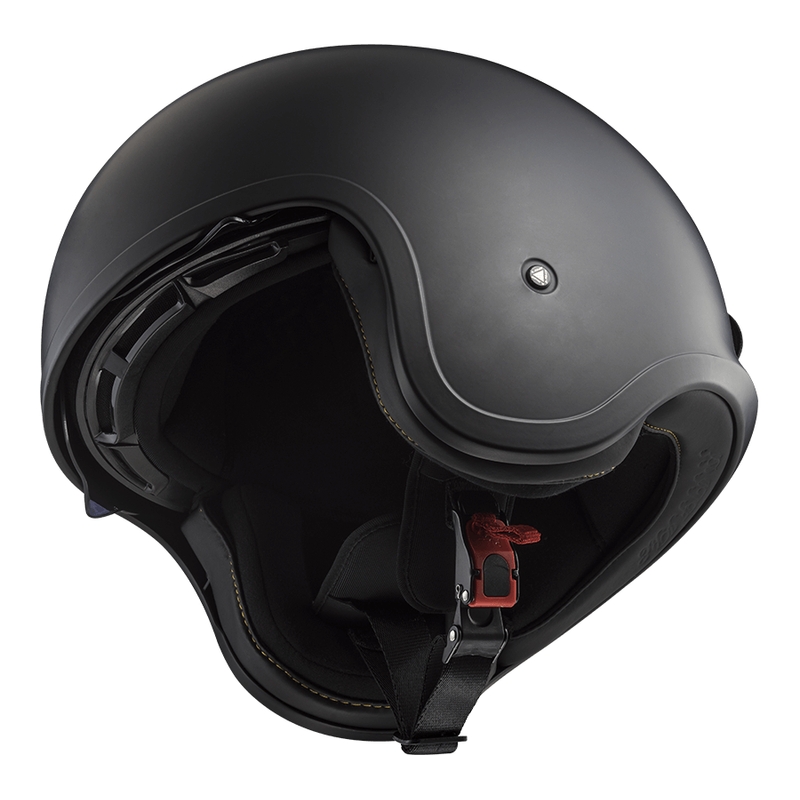 Offener Motorradhelm LS2 OF599 Spitfire II, einfarbig matt schwarz - II. Qualität