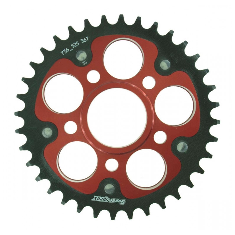 Ketten Rad SUPERSPROX STEALTH rot 36T, 525