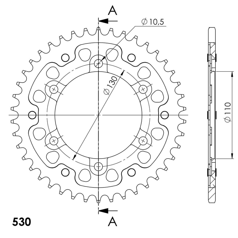 Ketten Rad SUPERSPROX STEALTH grün 50T, 520