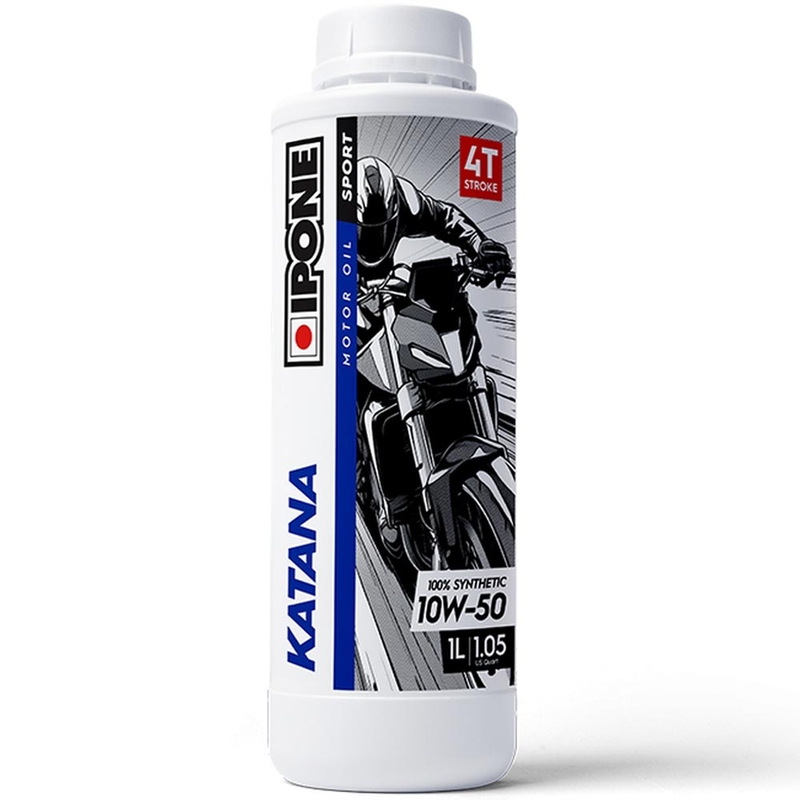 Synthetisches Motorenöl IPONE KATANA 10W50 (Ester, JASO MA2) 1 l