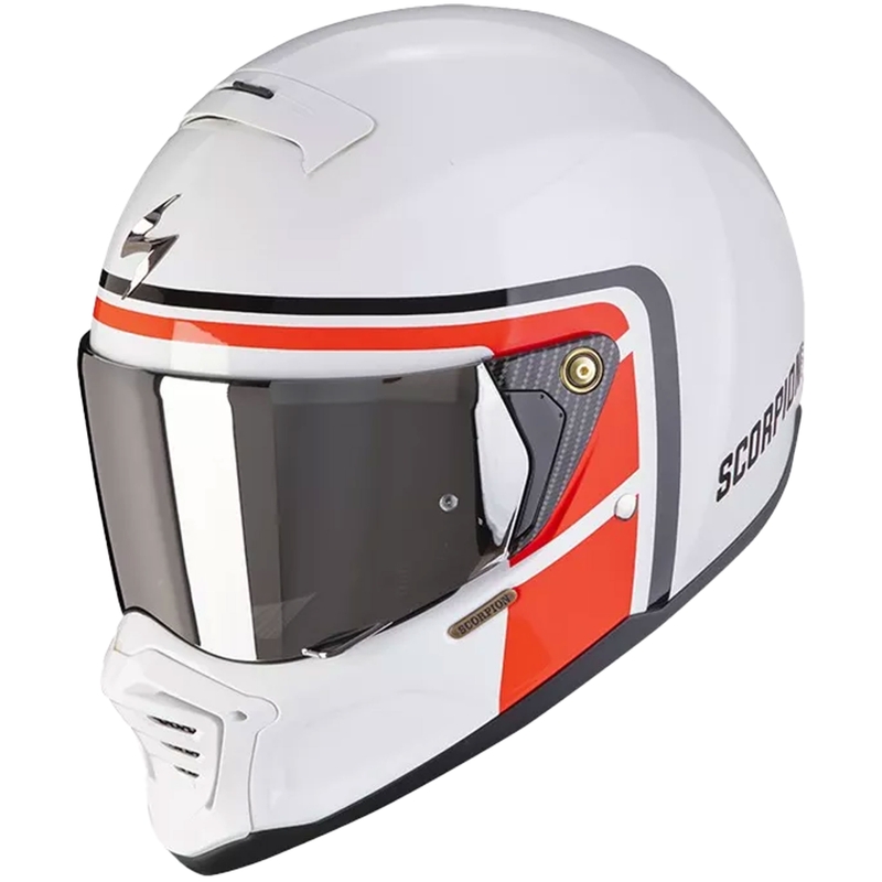 Scorpion EXO-HX1 NOSTALGIA Motorradhelm weiß-rot-schwarz - II. Qualität