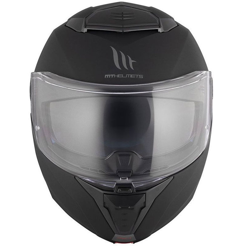 Klappbarer Motorradhelm MT ATOM 2 SV SOLID A1 schwarz matt - II. Qualität
