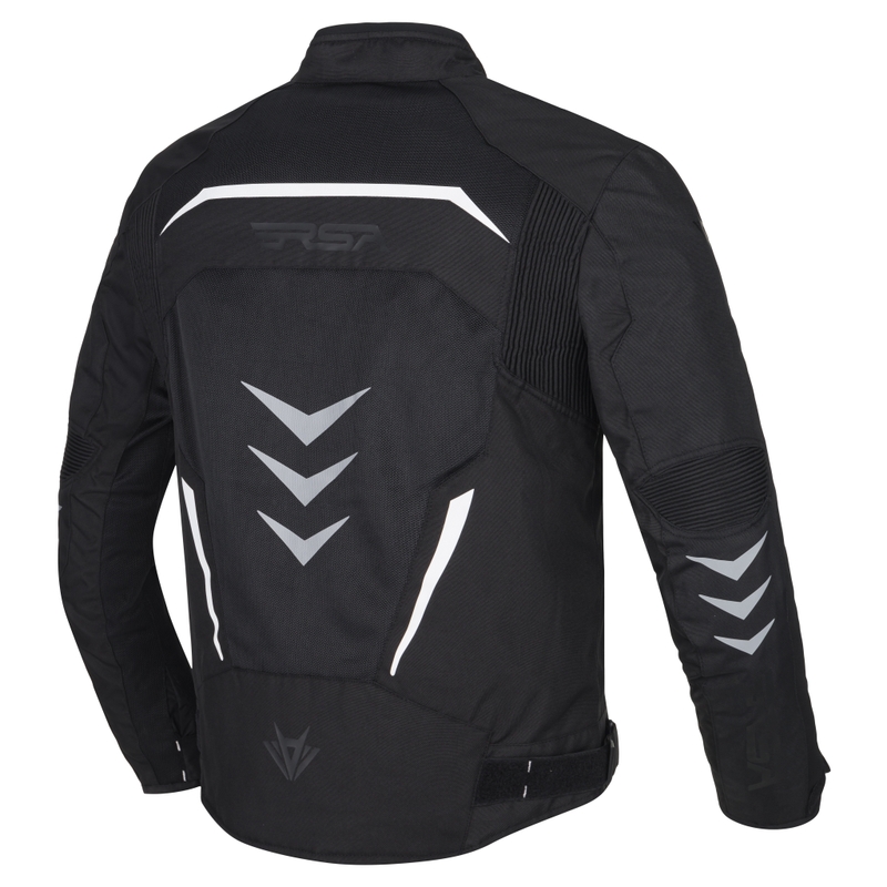 RSA Runway Motorradjacke schwarz-weiß - 2. Wahl - II. Qualität