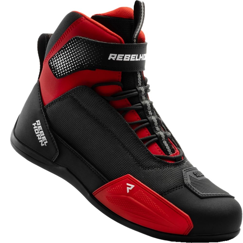 Rebelhorn Swift Motorradstiefel schwarz-rot - 2. Wahl - II. Qualität