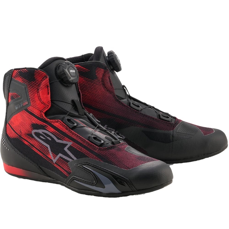 Alpinestars Celer Vented Motorradstiefel schwarz-rot
