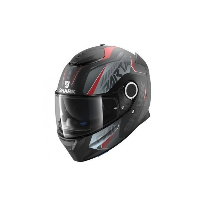 Integralhelm SHARK SPARTAN Karken Mat schwarz-grau-rot