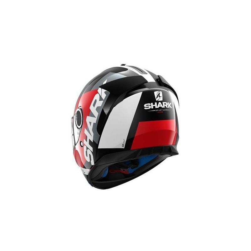 Integralhelm SHARK SPARTAN Apics schwarz-grau-rot